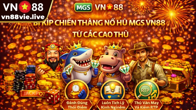 Nổ Hũ MGS VN88 - Bí kíp quay hũ 1 Ăn 99 mới nhất 2026 Bí Kíp Chiến Thắng Nổ Hũ MGS VN88 - Từ Các Cao Thủ