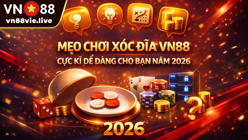 Xóc đĩa VN88 - Cẩm nang nghe vị & Bắt cầu bất bại 2026 Mẹo chơi xóc đĩa VN88 cực kì dễ dàng cho bạn năm 2026