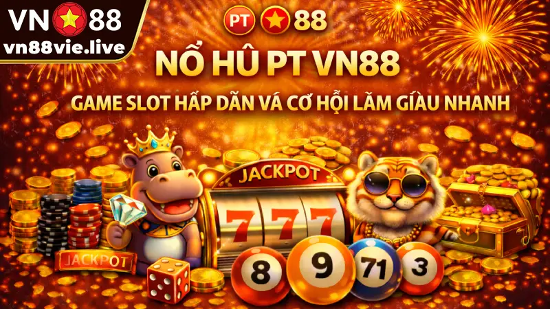 Nổ Hũ PT VN88 - Review sảnh Slot Playtech & Cách chơi thắng Nổ hũ PT VN88 - Game slot hấp dẫn và cơ hội làm giàu nhanh