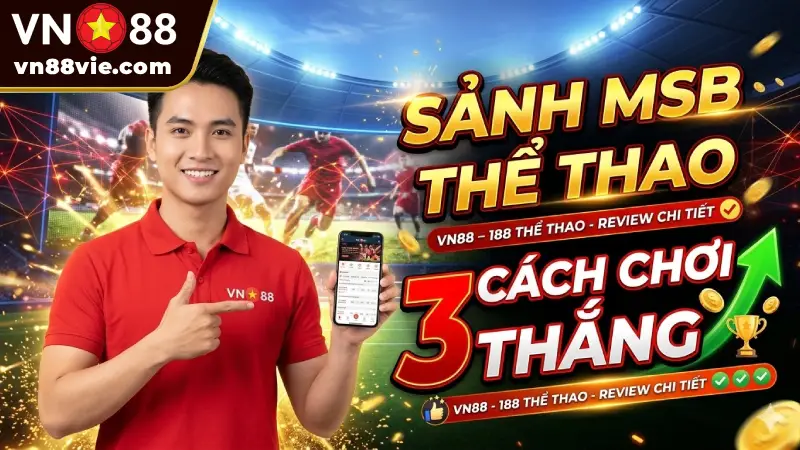 Thể Thao 188 VN88 - Review sảnh MSB & 3 Cách chơi thắng Thể Thao 188 VN88 Review sảnh MSB và 3 Cách chơi thắng