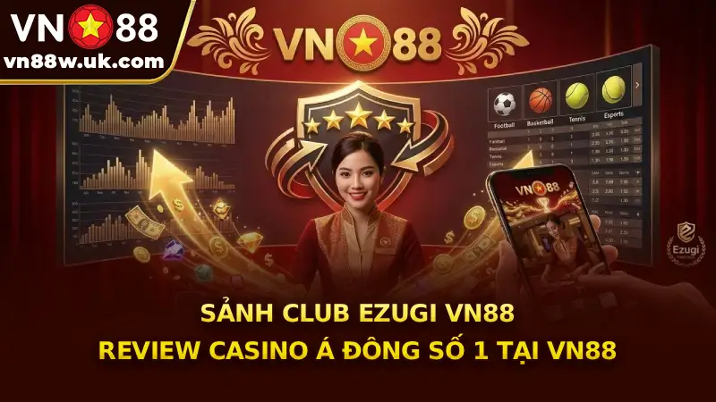 Sảnh Club Ezugi VN88 - Review Casino Á Đông Số 1 tại VN88 Sảnh Club Ezugi VN88 - Review Casino Á Đông Số 1 tại VN88