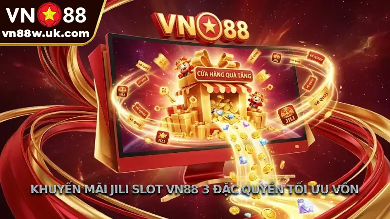 Trọn Bộ Khuyến Mãi Jili Slot VN88 Áp Dụng Năm 2026 Khuyến Mãi Jili Slot VN88 3 Đặc Quyền Tối Ưu Vốn