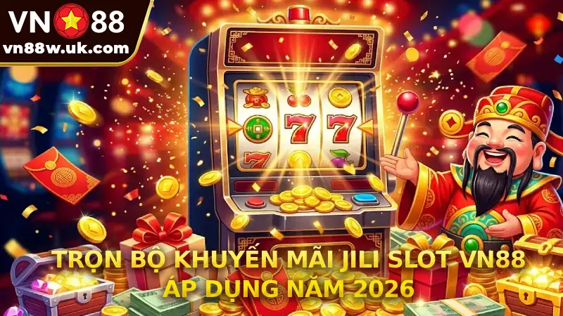 Trọn Bộ Khuyến Mãi Jili Slot VN88 Áp Dụng Năm 2026 Trọn Bộ Khuyến Mãi Jili Slot VN88 Áp Dụng Năm 2026