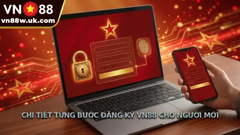 Hướng dẫn đăng ký vn88 chi tiết - hướng dẫn tạo tài khoản, nhận ngay 150k Chi tiết từng bước đăng ký VN88 cho người mới