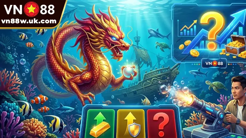 Bắn Cá Long Vương VN88 | Tìm Hiểu Thuật Toán & Mẹo Chốt Lãi Có Nên Đầu Tư Bắn Cá Long Vương Tại VN88?