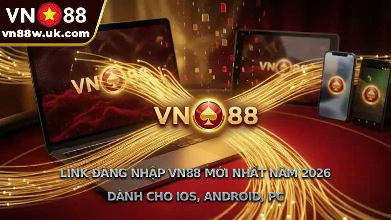 Hướng Dẫn Đăng Nhập VN88 Nhanh Chóng – Link Chuẩn Không Bị Chặn 2026 Link đăng nhập VN88 mới nhất năm 2026 dành cho IOS, Android, PC